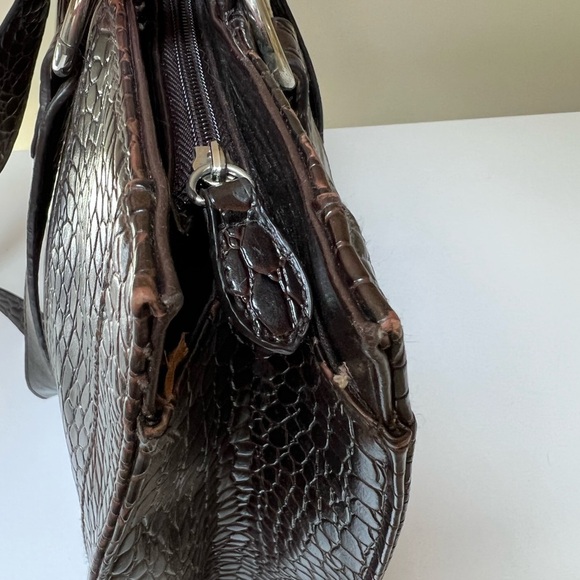 Coldwater Creek Faux Alligator Print Large Tote Bag - Picture 8 of 9